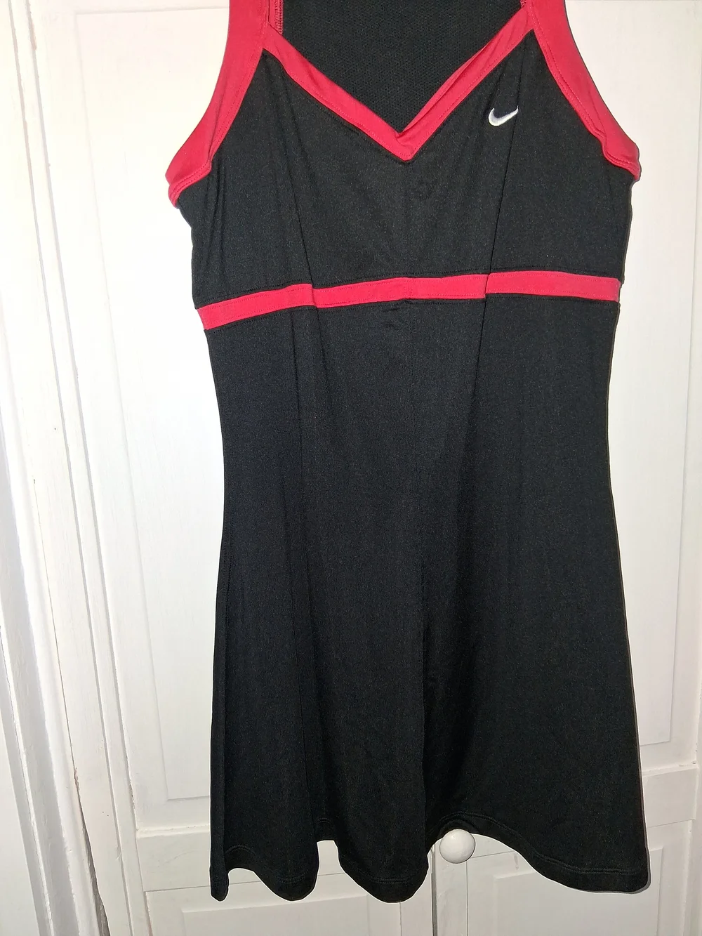 Nike Black Mini Dress with Red Trim